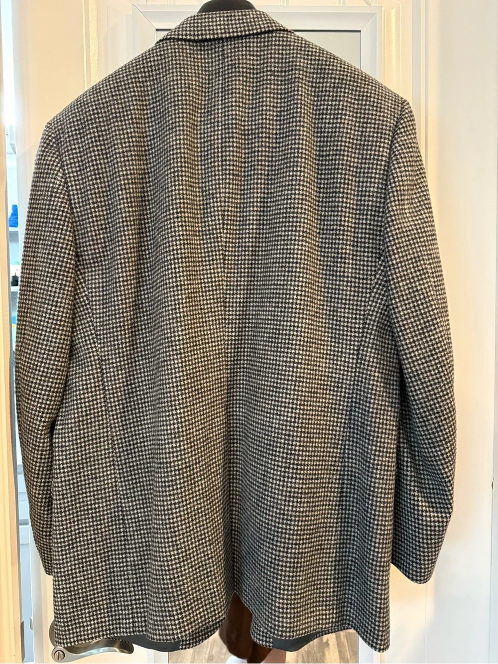 Hart Schaffner Marx Black & White Houndstooth Sport Coat